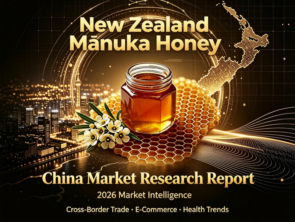 China mānuka honey market research report cover