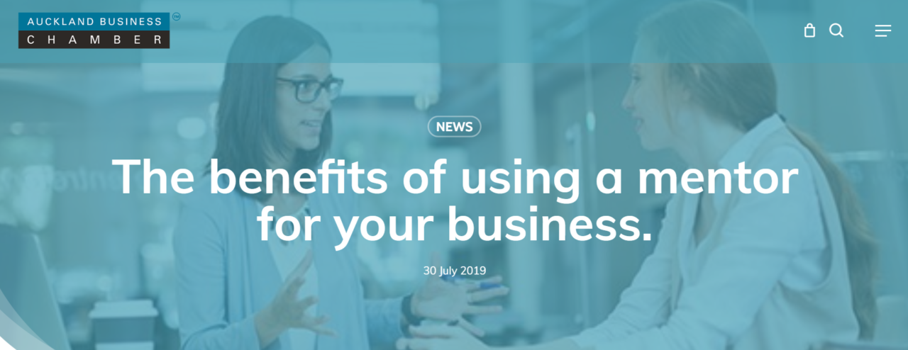 Proud to become an Official Auckland Business Chamber Mentor